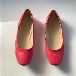 Pink flats